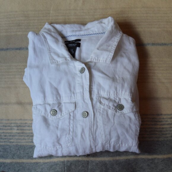 Jones&Co 100% Linen Boyfriend Shirt - Picture 5 of 5